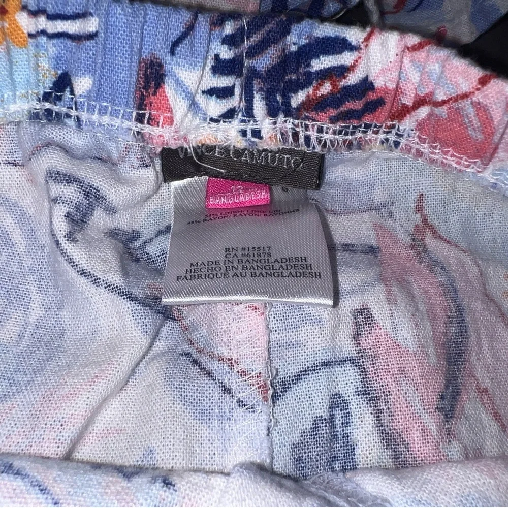 Vince Camuto Girls Light Blue Tropical Print Matching Set